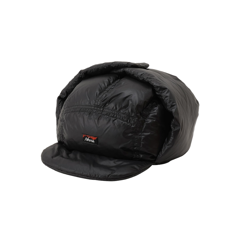 Nanga Mountain Lodge Down Ear Flap Cap