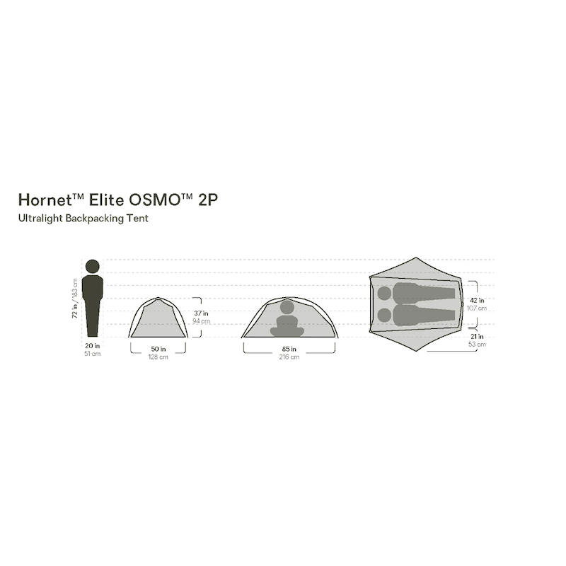 NEMO Equipment Hornet Elite OSMO™ Ultralight Backpacking Tent 2P