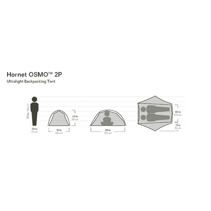 NEMO Equipment Hornet OSMO™ Ultralight Backpacking Tent 2P