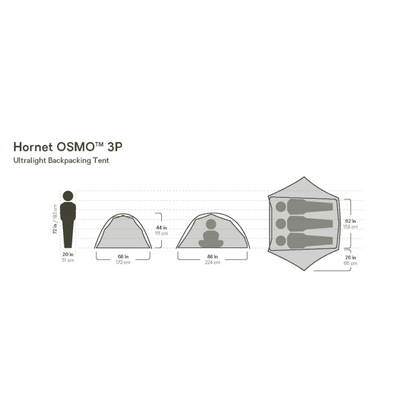 NEMO Equipment Hornet OSMO™ Ultralight Backpacking Tent 3P
