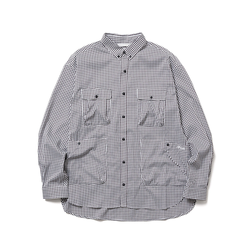 Nanga Gingham Check Camp Shirt Men's